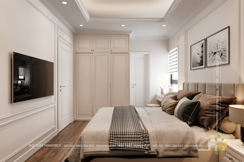 Thiết kế thi công nội thất trọn gói phòng ngủ master